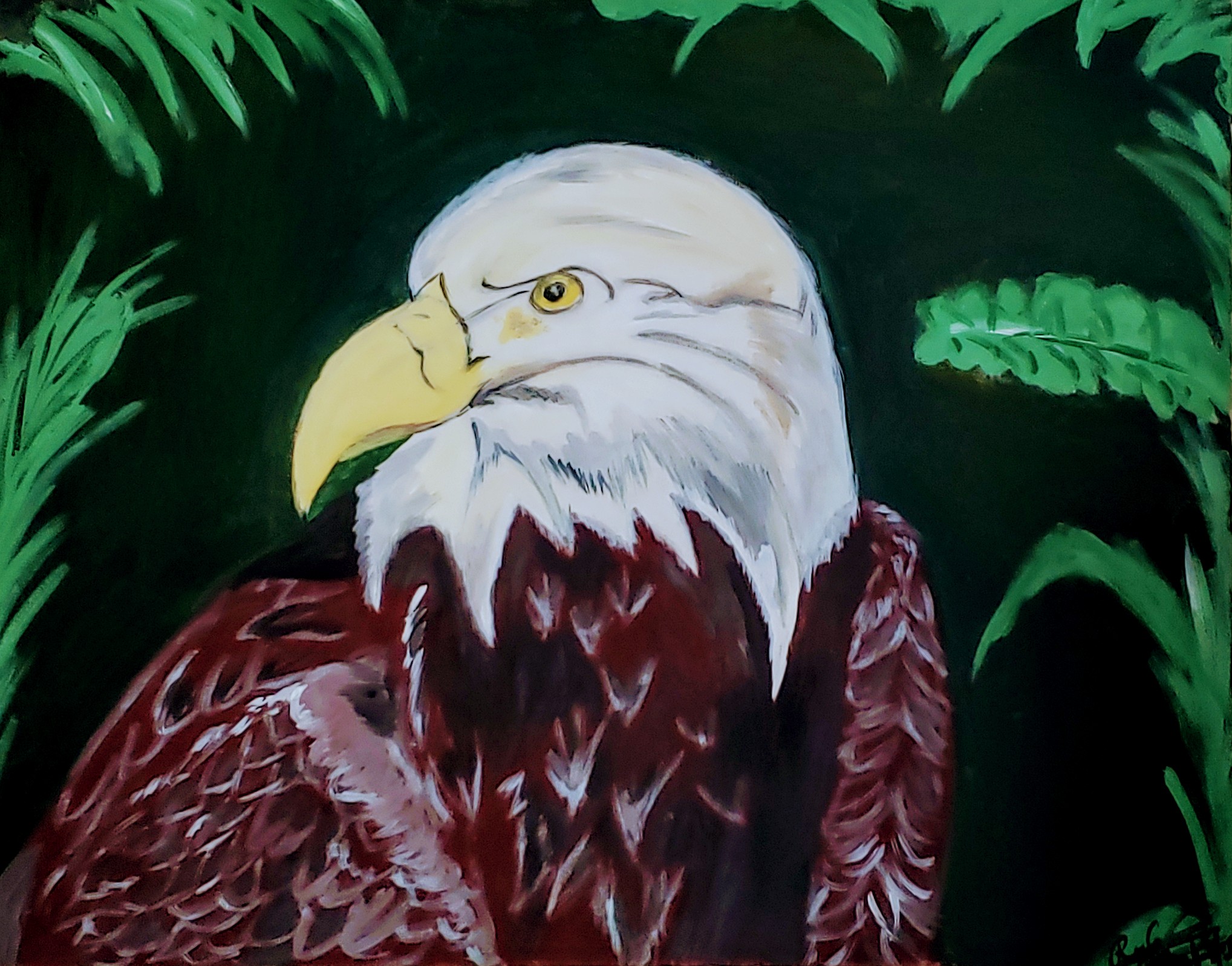 American eagle painting