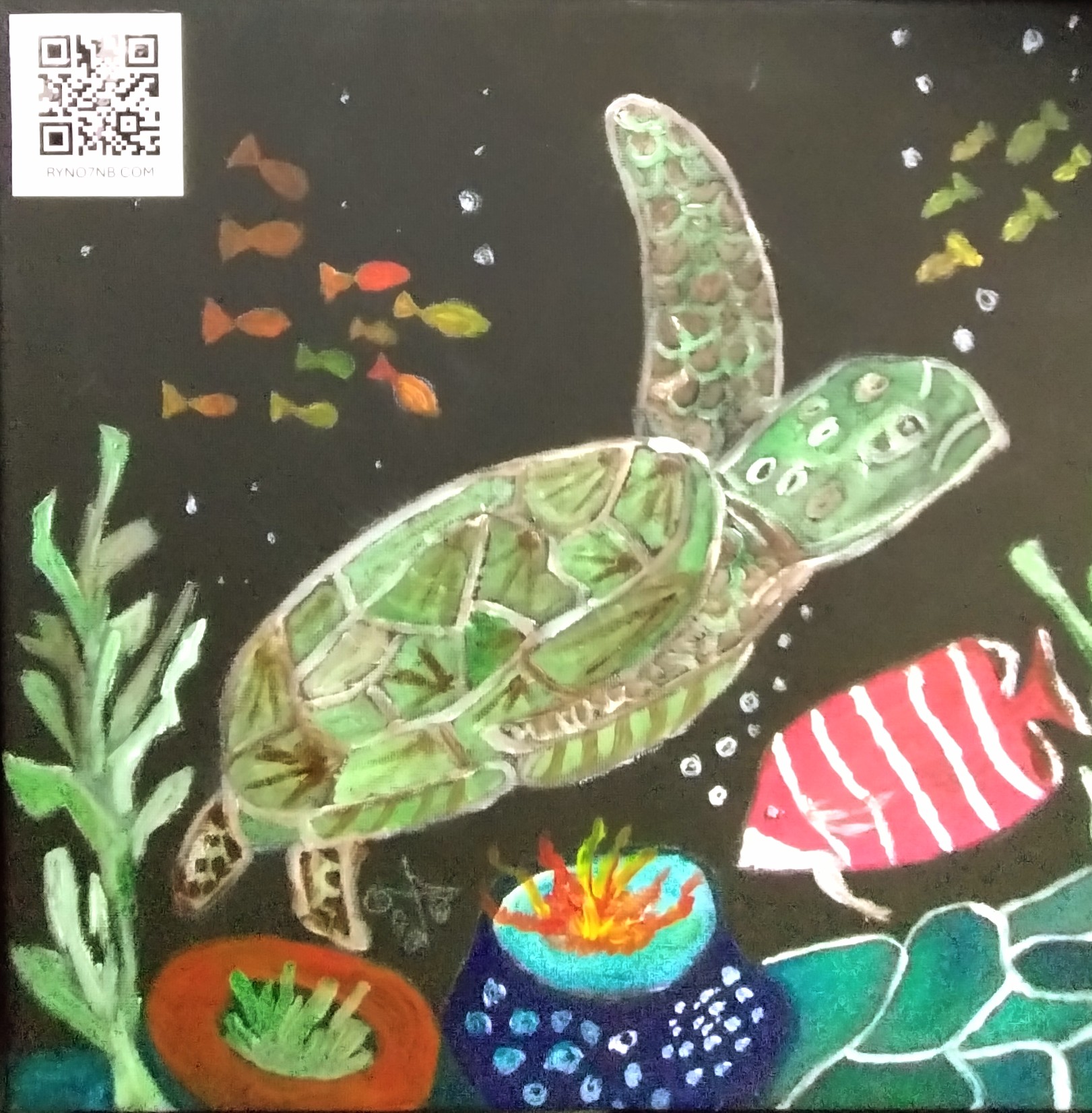 Painting of Maui Hawaiin Turtle